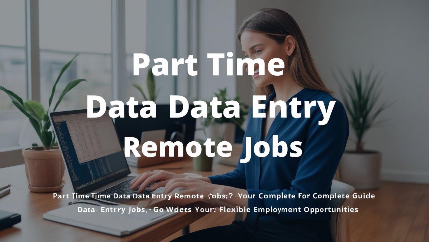 Part Time Data Entry Remote Jobs: Your Complete Guide to Flexible Employment Opportunities